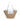 Landon Tote in Natural/White