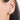 Water Resistant Sparkling Heart Stud in White Opal