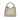 Leather Handbag in Beige