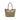 Leather Shoulder Bag in Taupe