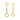 Equestrian Snaffle Bit Earrings