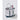 Water Resistant Port Zip Pouch in White