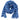Gesture Cotton Scarf in Periwinkle/Indigo