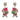 Santa Gift Dangle Earring