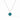 Honeybee Solitaire Necklace in Montana Blue