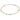 2mm Cross Bracelet in Off White