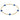 2mm Cross Bracelet in Cobalt