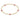 2mm Cross Bracelet in Pink