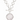 Honeybee Demi Necklace in Clear in Silver
