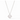 Honeybee Solitaire Necklace in Silver