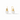 Portofino Demi Earring in White Jade