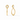 Portofino Statement Earring in White Jade