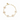 Colette Circle Delicate Bracelet in Champagne