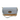 Leather & Raffia Crossbody Bag in Light Blue