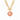 Honeybee Demi Necklace in Melon