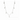 Willow Delicate Charm Necklace in Silver