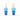 Amalfi Demi Earring in Aqua Multi