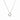 Solara Spiral Delicate Necklace in Silver