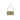 Raffia/Leather Mini Bag in Gold