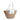 Landon Tote in Natural/White