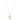 16" Mixed Metal Love Gold Charm Necklace