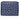 Medium Pouch in Shimmer Navy Stars