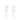 Baguette Huggie Hoop Earring