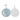 Moon & Stars Pale Blue/Gold